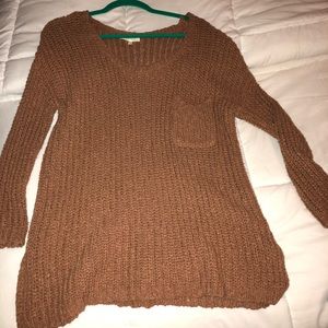 Brown sweater